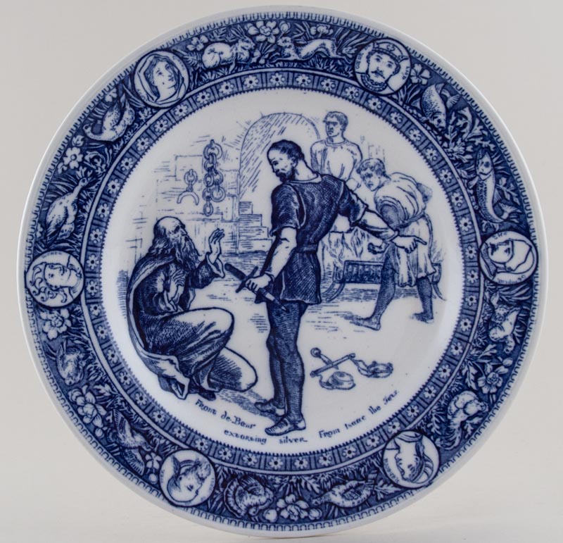 Plate Front de Boeuf c1911